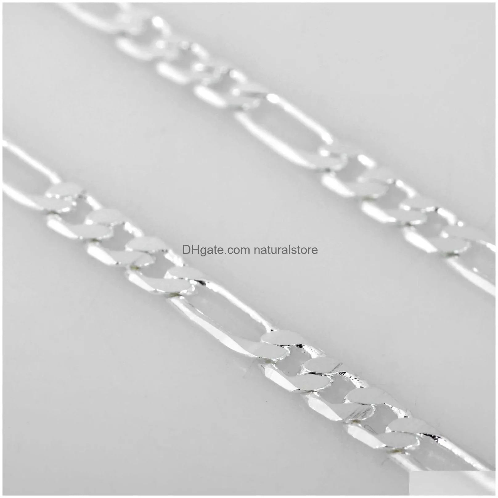 Chains 2Mm Sier Plated Chain Necklace For Women Men Fashion Gold Colors Choker Chains Fit Pendant Jewelry 16-30 Inches Drop Delivery J Dheoc