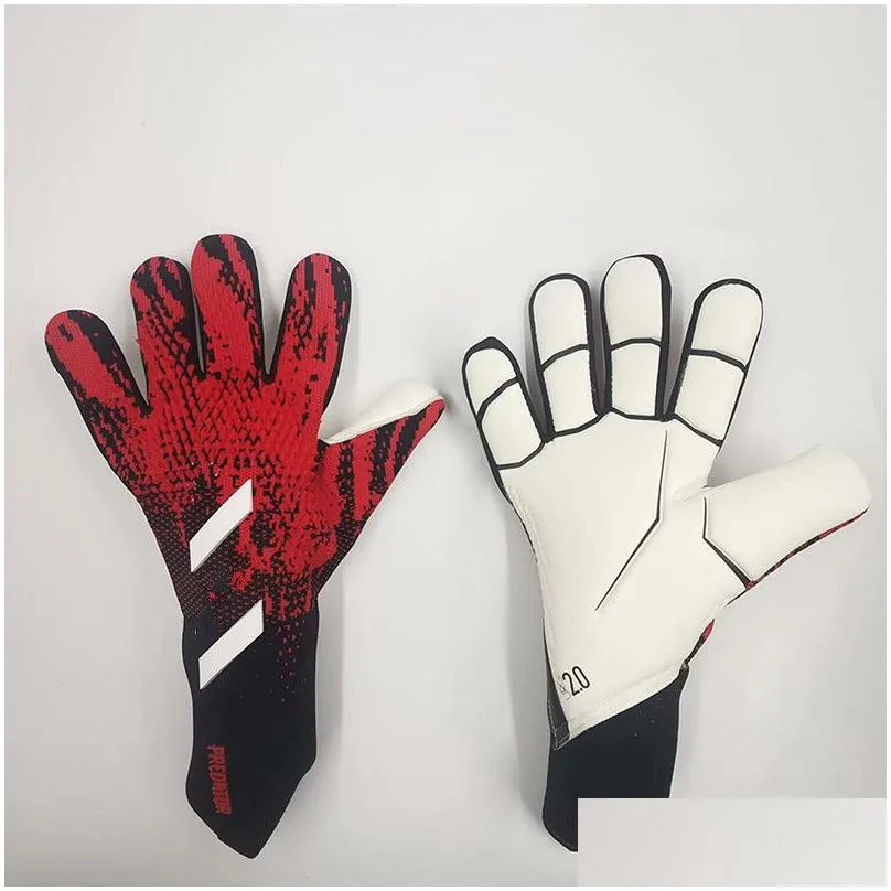 Sports Gloves 2022 New Goalkeeper Gloves Finger Protection Professional Men Football Adts Kids Thicker Goalie Soccer Drop Delivery Spo Dhn5C