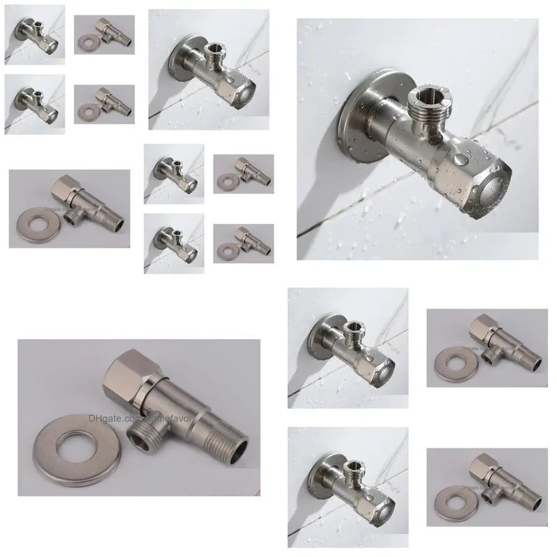 valves lead sus 304 stainless steel 1/2 angle valve for toilet / sink / basin / water heater angle valves for bathroom faucet