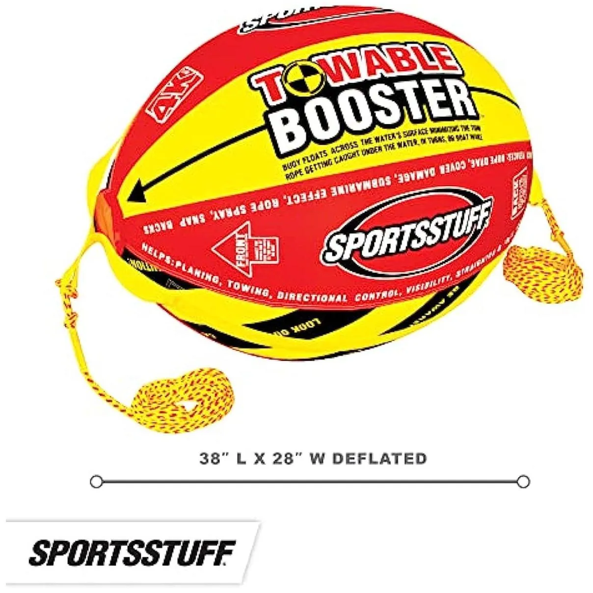 Towing Sportsstuff Booster Ball Towable Tube Rope Performance Drop Delivery Sports Outdoors Water Sports Wakeboarding Waterskiing Dhwci