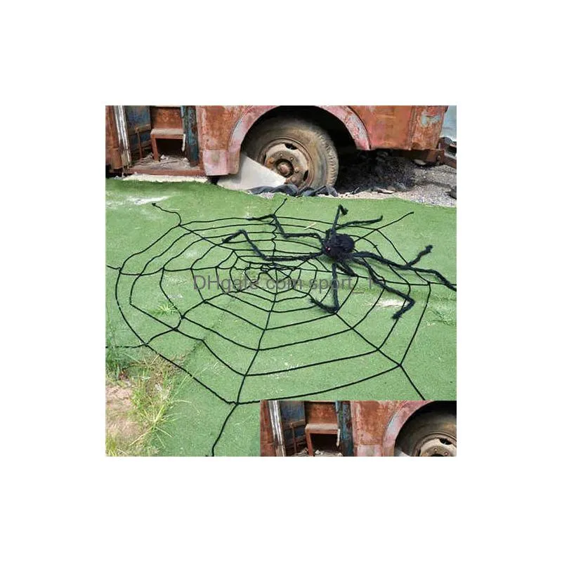 stretchy spiderweb halloween cobweb terror party decoration bar haunted house halloween spiders web halloween decor p08273678643