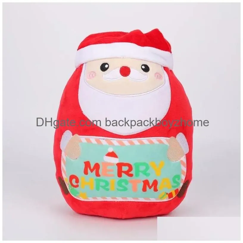 Christmas Decorations Santa Claus Pillow Series Merry Christmas Cute Elk P Toys Gifts For Children 1007 Drop Delivery Home Garden Fest Dhggu