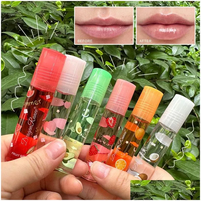 Lip Gloss Colorless Transparent Moisturizing Lip Gloss Glitter Stberry Lasting Nutritious Glaze Oil Liquid Lipstick Women Lips Care Dr Dhcbt