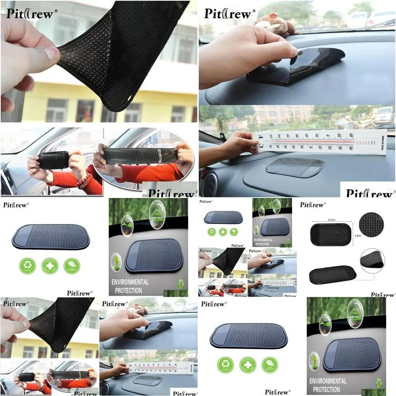 Anti-Slip Mats Mobiles Interior Accessories For Mobile Phone Mpp4 Pad Gps Silica Gel Anti Slip Car Sticky Antislip Mat Styling9592809 Dhlqx