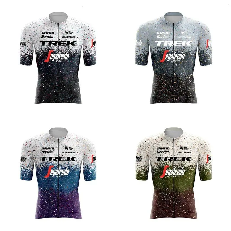 Cycling Jersey Sets 2023Clothing Bicycle Clothes Mens Mtb Tshirt Summer Bike Man Maillot Mountain Cycle Retro Uniform 230619 Drop Del Dhzky