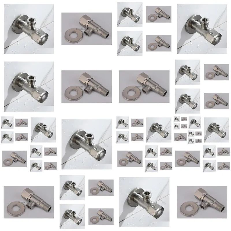 valves lead sus 304 stainless steel 1/2 angle valve for toilet / sink / basin / water heater angle valves for bathroom faucet