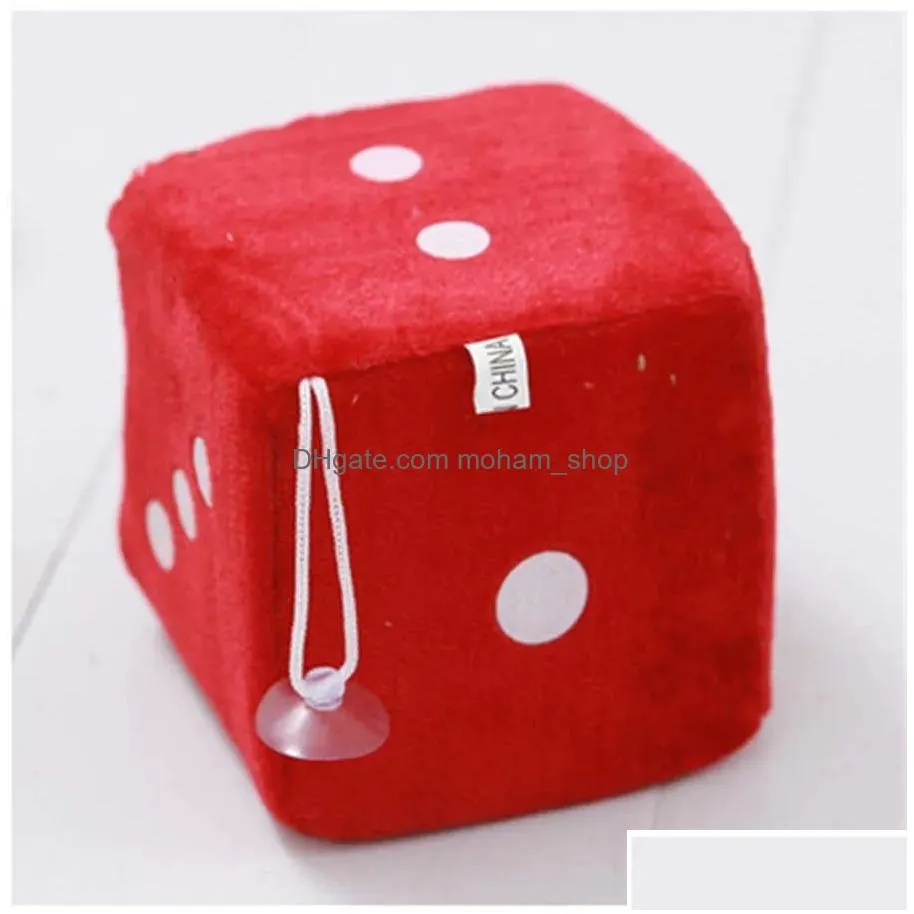 short plush number dice educational aids side length10cm soft toys game props letter dice adsorbable stuffed toy