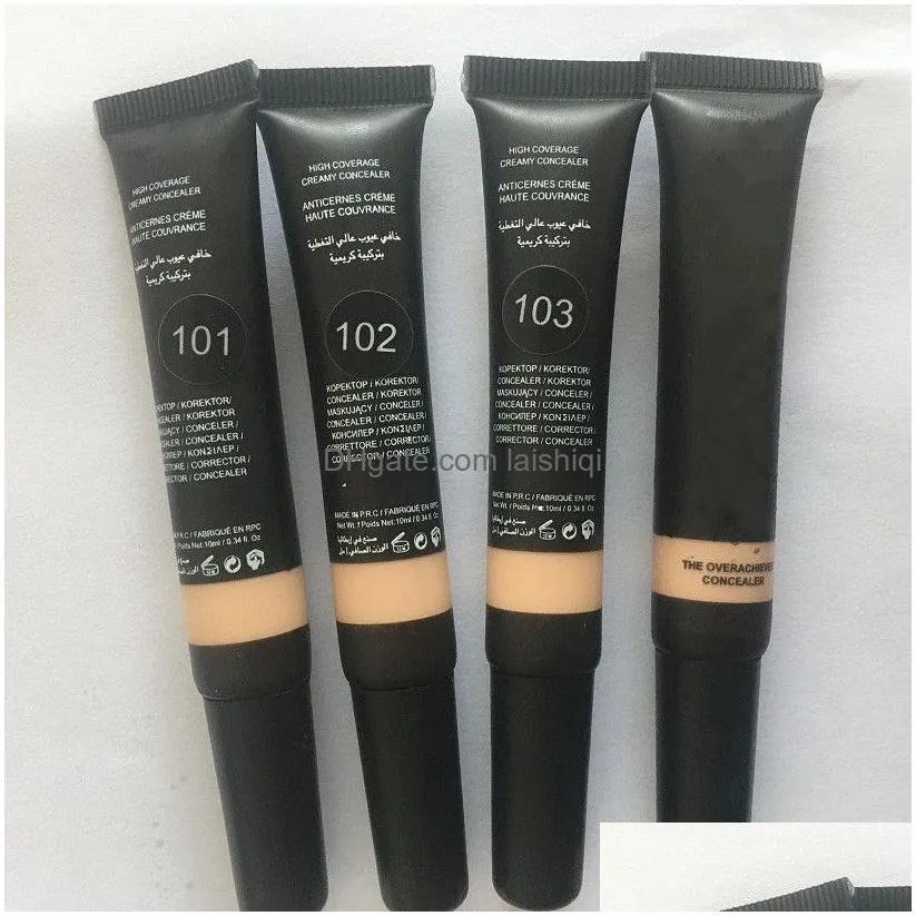 10ml 3colors concealer foundation make up cover primer concealer base professional face makeup contour palette makeup base1783677