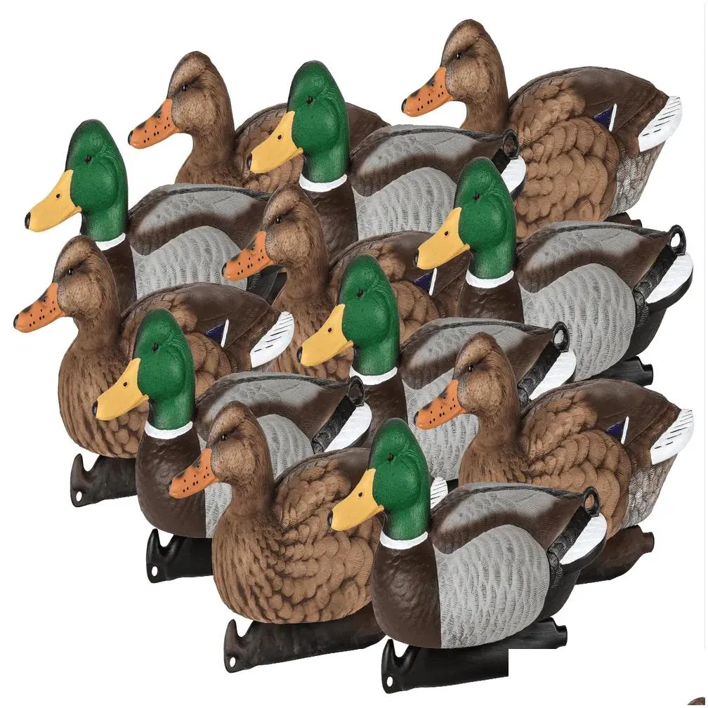 Game Calls Outdoors 12Pk Master Series Mallard Decoys Drop Delivery Sports Outdoors Hunting Dh6Ie
