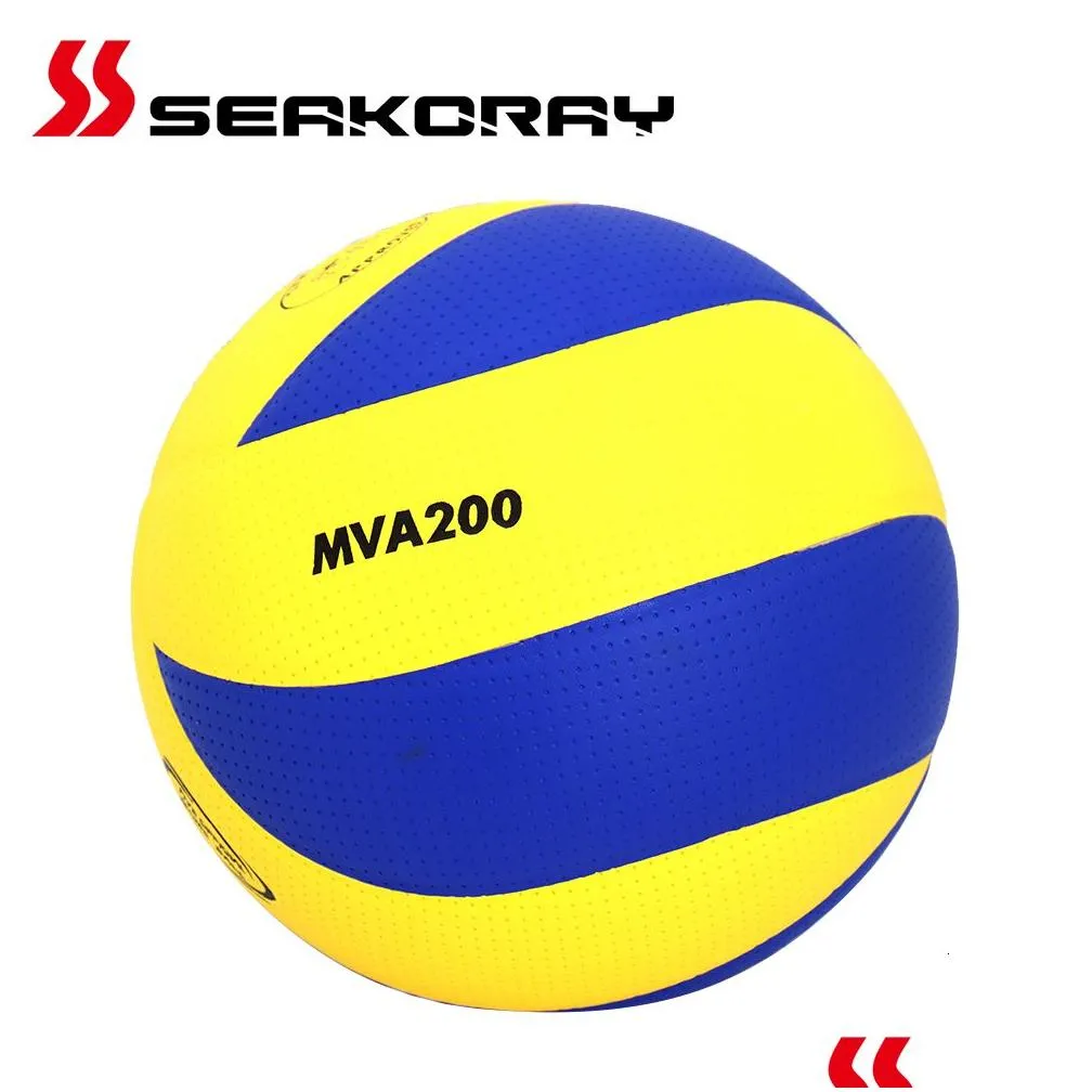 Balls Volleyball Size 5 Pu Soft Touch Official Match Mva200Wv330W Indoor Game Ball Training 230613 Drop Delivery Dhkwu