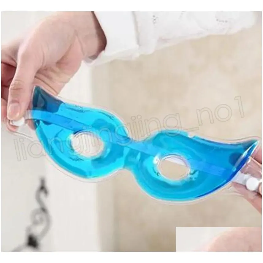 Party Masks Therapeutics Soothing Beauty Eye Mask Reusable Ice Cold Gel Relaxes Tired Eyes Diary Cool Protective Masr M21 Drop Deliver Dh14N