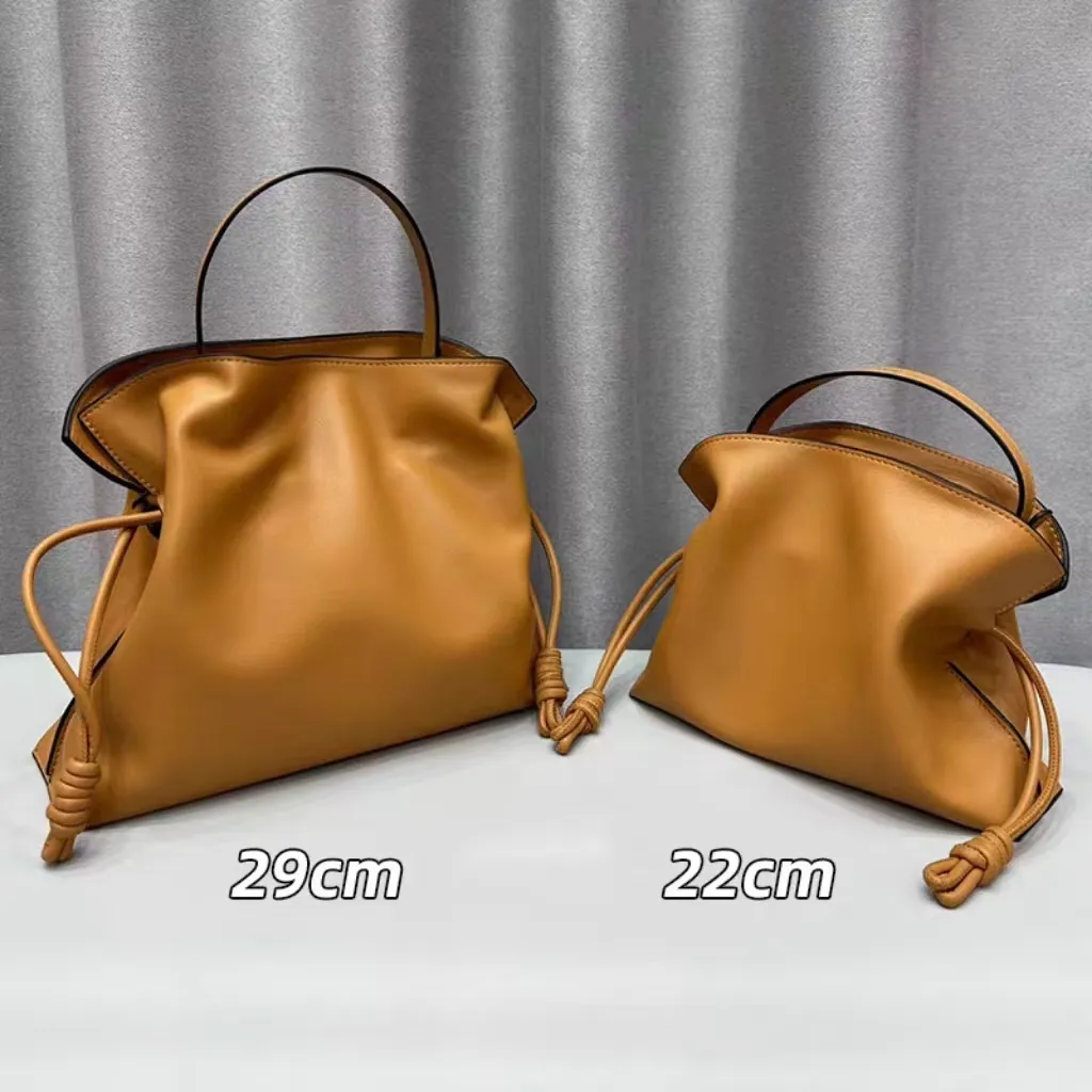 Real Leather Top Handle Bags Designer Cloud Shoulder Drawstring Bags Luxury Brand Lucky Bag Totes Crossbody Bag Fashion Rope Clutch Cowhide Purses And Handbags 2625