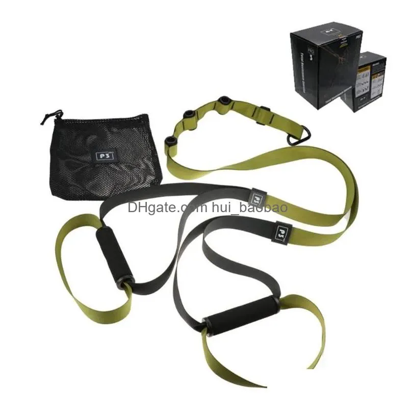 resistance training straps workout yoga fitness trainer kit for home gym zj55