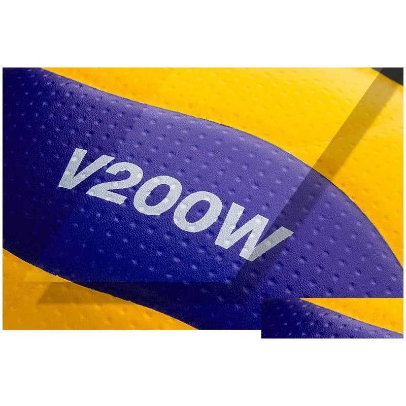 Balls Style High Quality Volleyball V200Wv300W Competition Professional Game 5 Indoor Training Equipment 230613 Drop Delivery Dhwjv