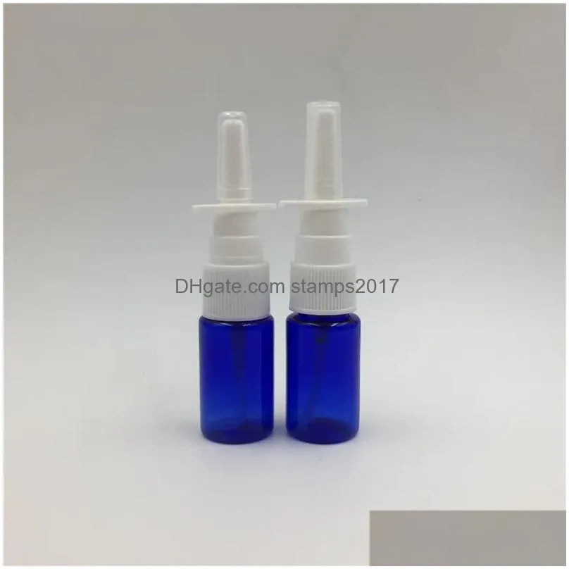 wholesale 1000pcs 10ml pet muti-color medical nasal mist atomizer spray bottle wholesale