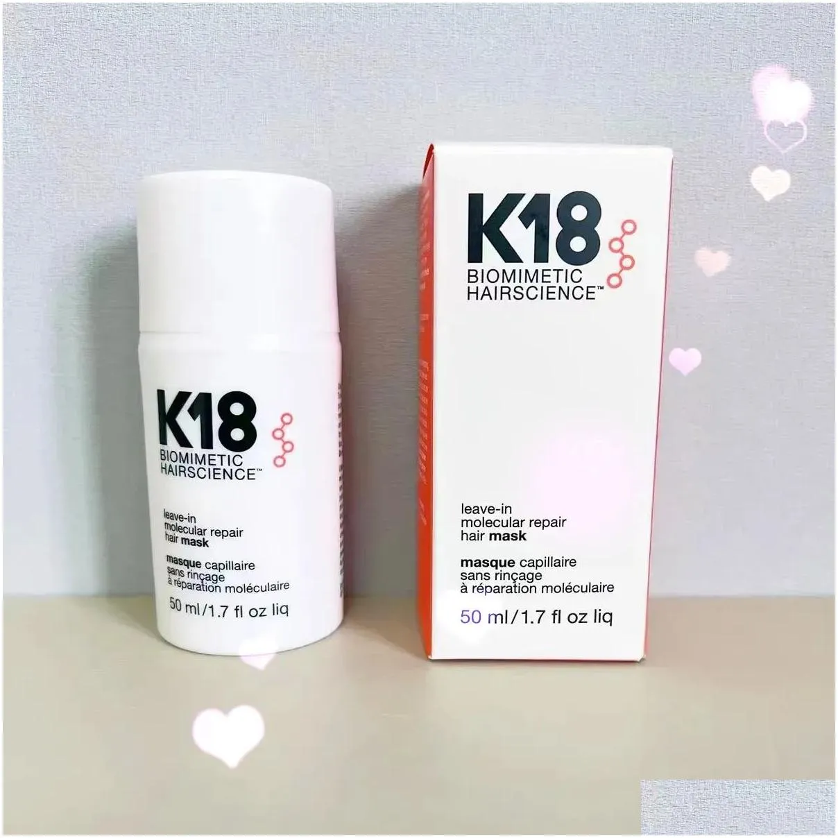 Shampoo&Conditioner K18 Leave-In Molecar Repair Hair Mask To Damage From Bleach 50Ml Drop Delivery Hair Products Hair Care Styling Too Dh3K8