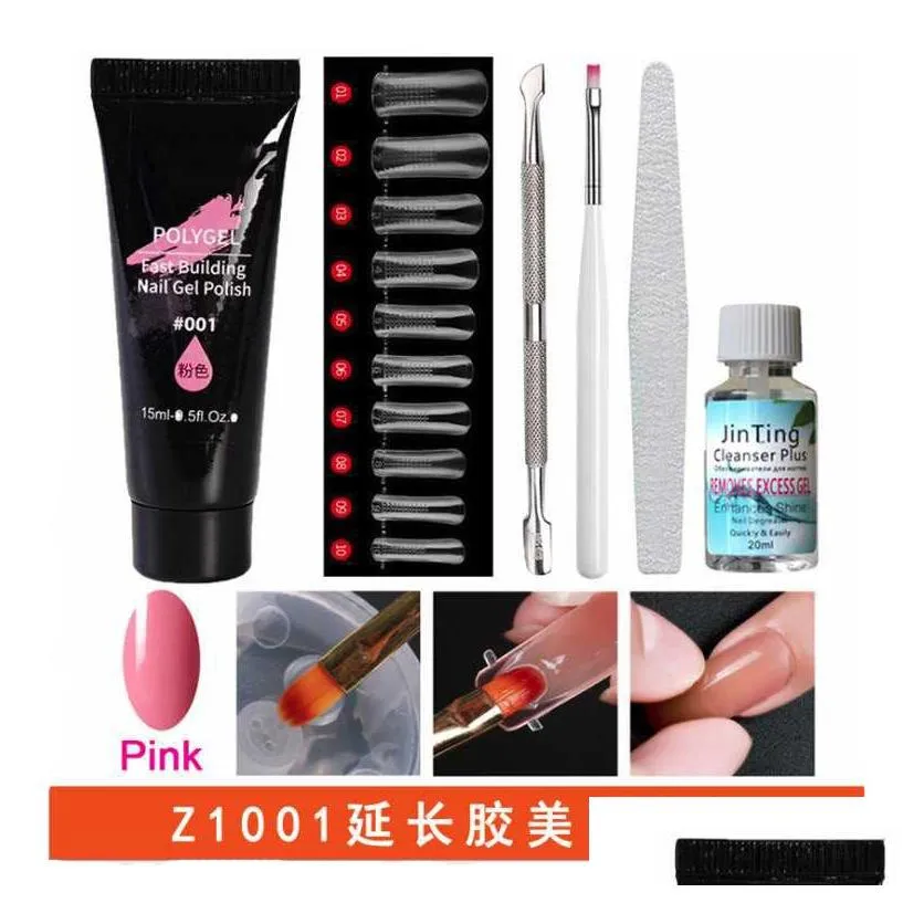 Nail Art Kits 36W Uv Led Lamp Kit Dryer Poly Gel Nail Soak Off Manicure Tools Set Polish Art Tool Fast Ship Drop Delivery Health Beaut Dhdya