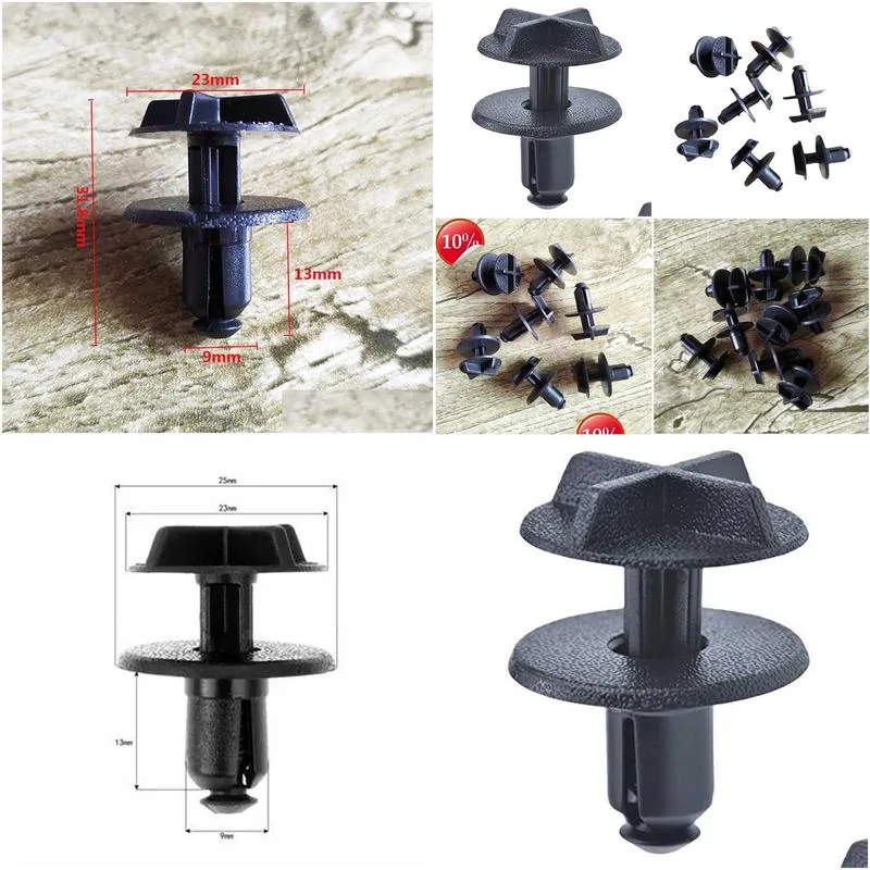 Other Interior Accessories New 10Pcs Or 20Pcs For Land R Range Lr024316 Disery Sport Battery Er And Cowl Panel Clip Fasteners Accessor Dhoqk