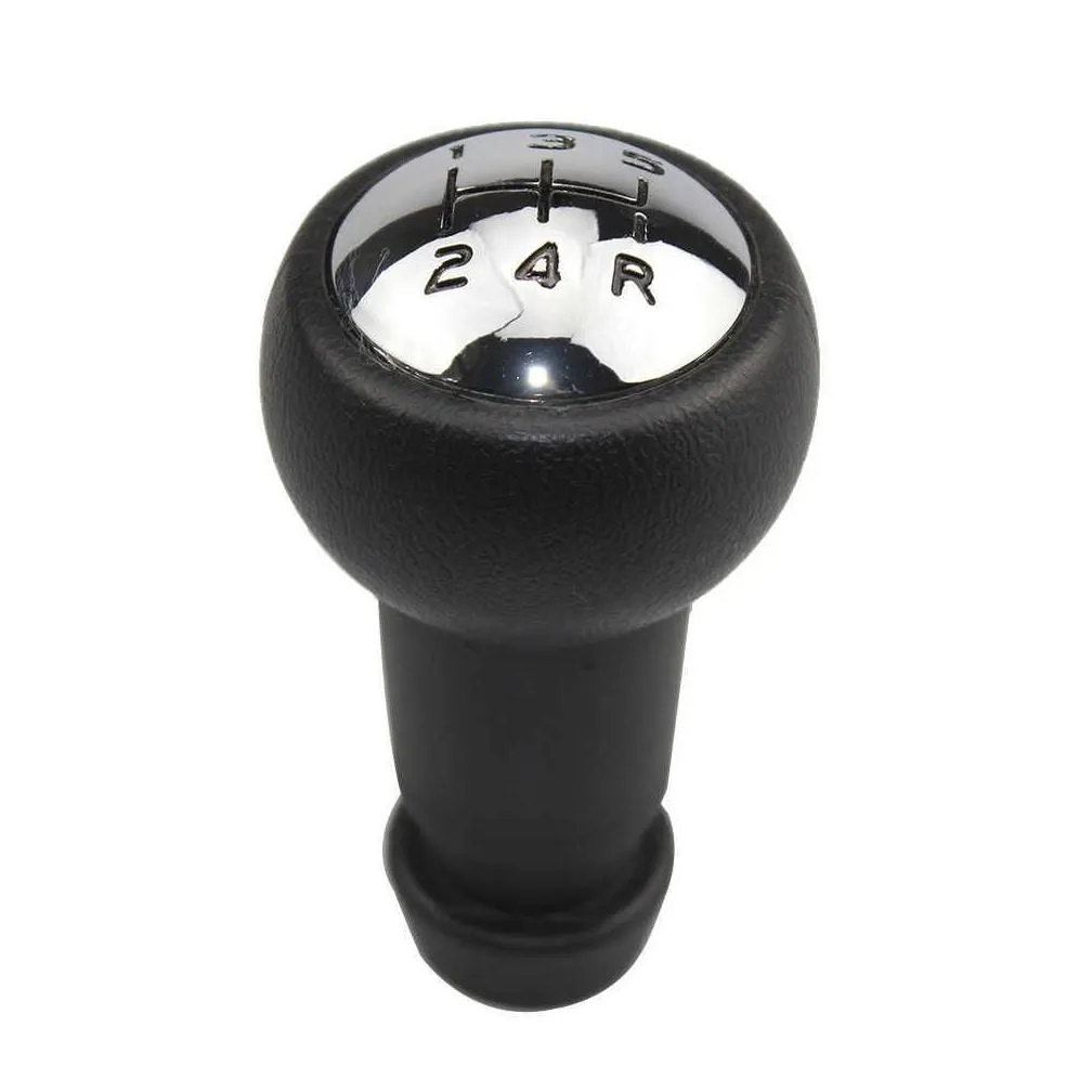 Other Interior Accessories New Car Gear Shifter Knob Leather Stick Manual 5 Speed Shift Lever For Peugeot 106 206 306 406 407 107 207 Dhkv7