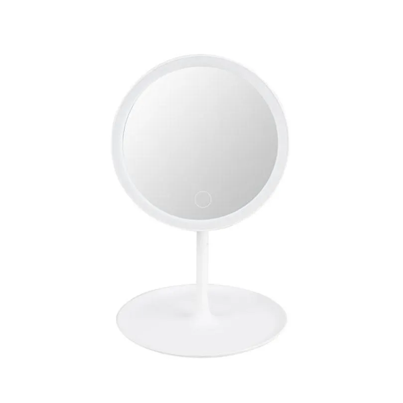 Compact Mirrors Led Makeup Mirror Touch Sn Illuminated Vanity Table Lamp 360 Rotation Cosmetic For Countertop Cosmetics3844639 Drop D Dhtxg