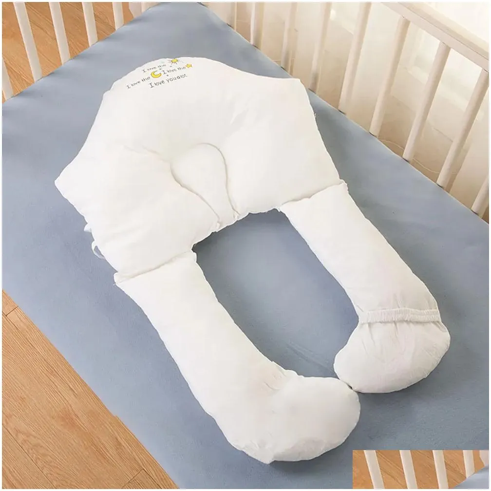 Pillows Baby Pillow Born Breathable Comfort Guard Slee Head Protection Pad Sleep Cushion 230630 Drop Delivery Dhhex