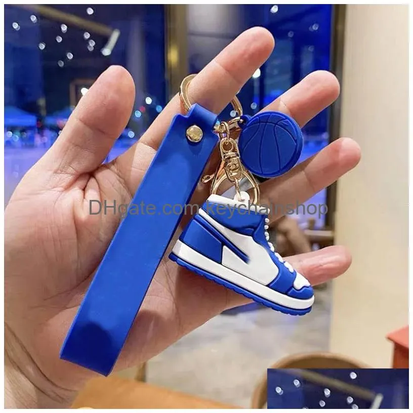 Keychains & Lanyards Designer Keychain Wallet Keyring Purse Pendant Car Chain Charm Bucket Bag Mini Shose Pendants Coin Holder Keycha Dhfak