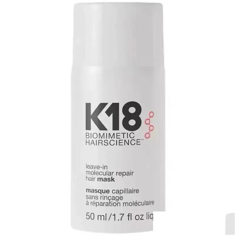 Shampoo&Conditioner K18 Leave-In Molecar Repair Hair Mask To Damage From Bleach 50Ml Drop Delivery Hair Products Hair Care Styling Too Dh3K8