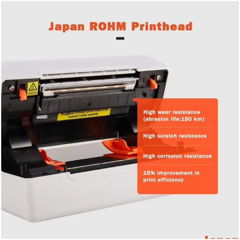 Printers Issyzonepos Label Barcode Printer 4 Inch 4X6 Usb Thermal Paper Printing Express Lable Printer1 Drop Delivery Dh6X3