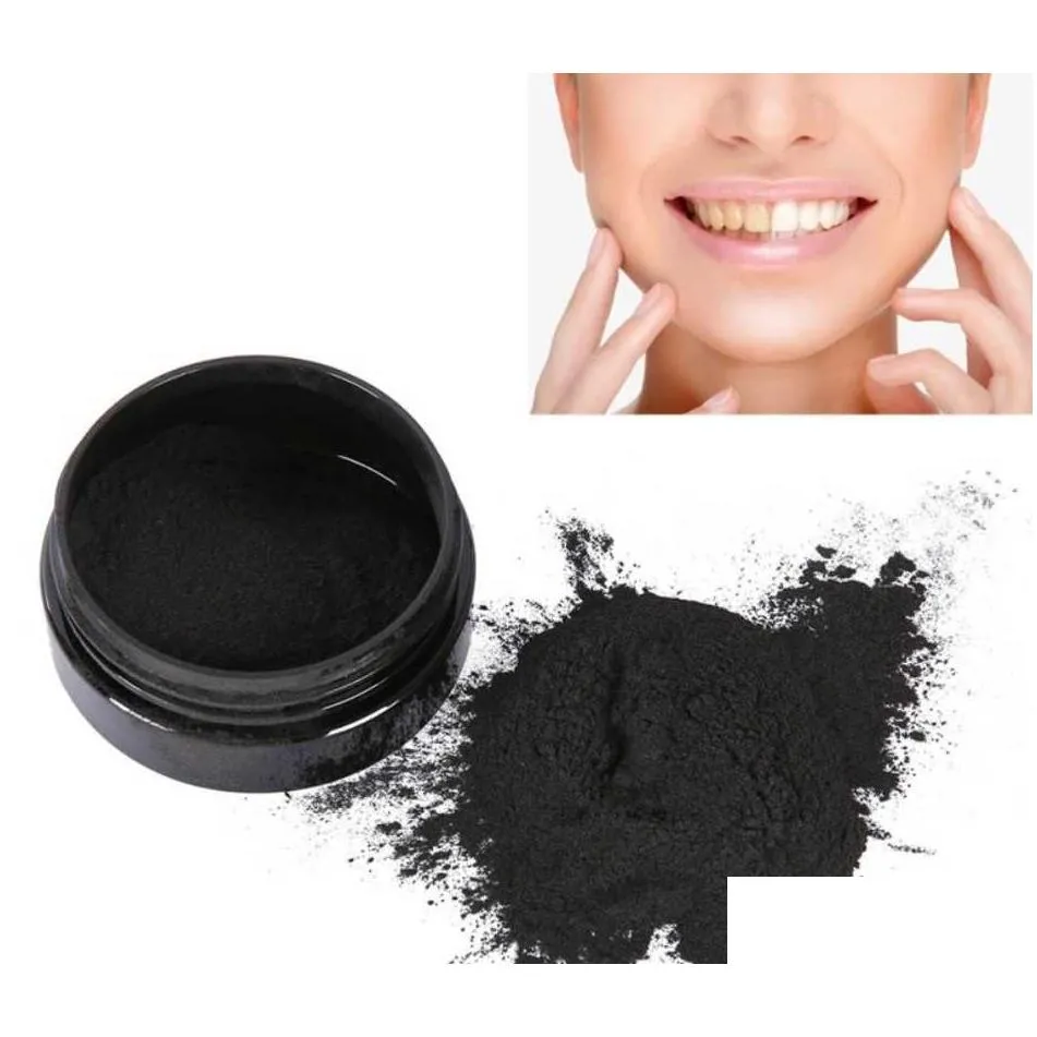 Teeth Whitening 100% Natural Organic Activated Charcoal Teeth Whitening Powder Remove Smoke Tea Coffee Yellow Stains Bad Breath Oral C Dhg6I