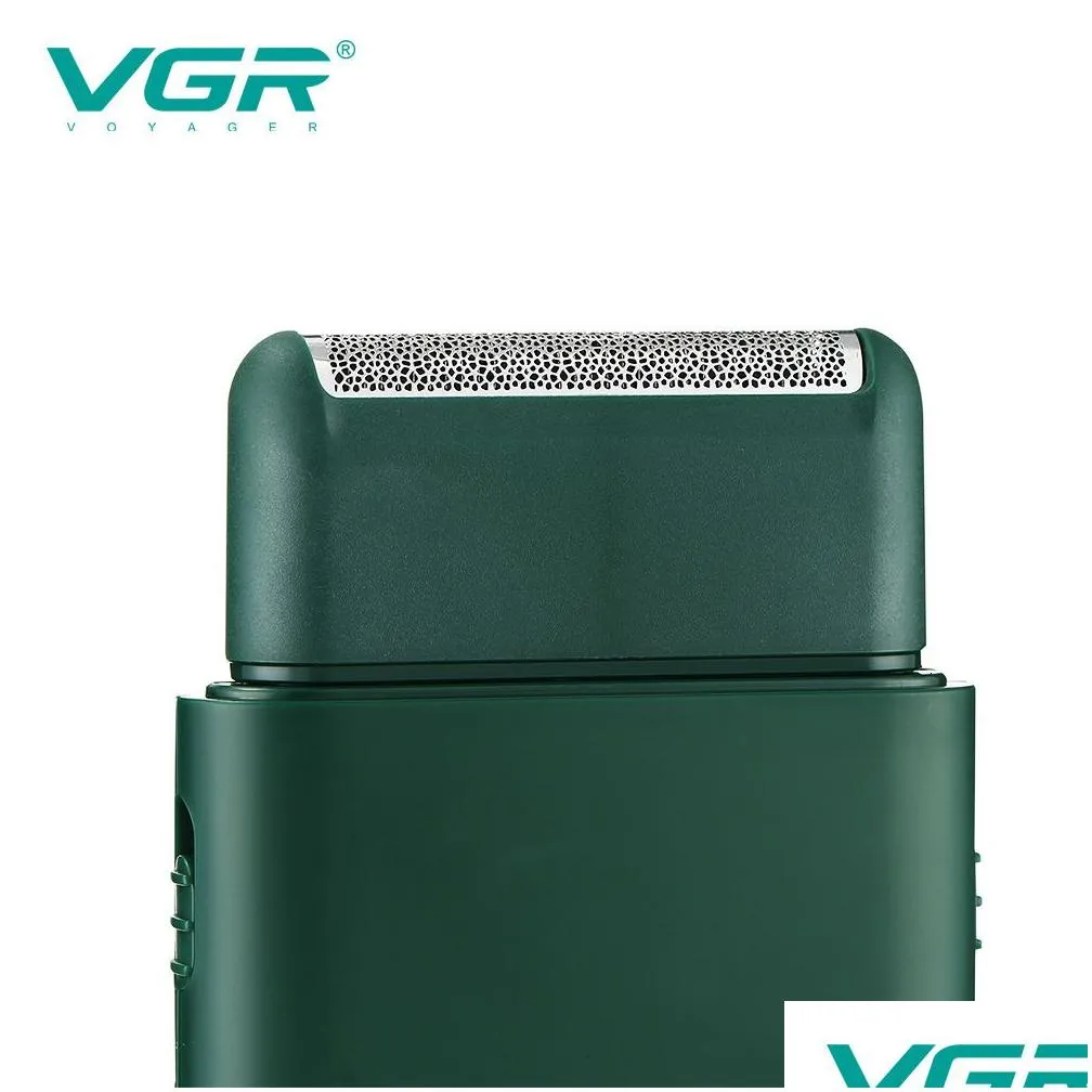 Electric Shavers Vgr Car Razor Portable Male Mini Push White Reciprocating Shaving V-390 230324 Drop Delivery Dhnze