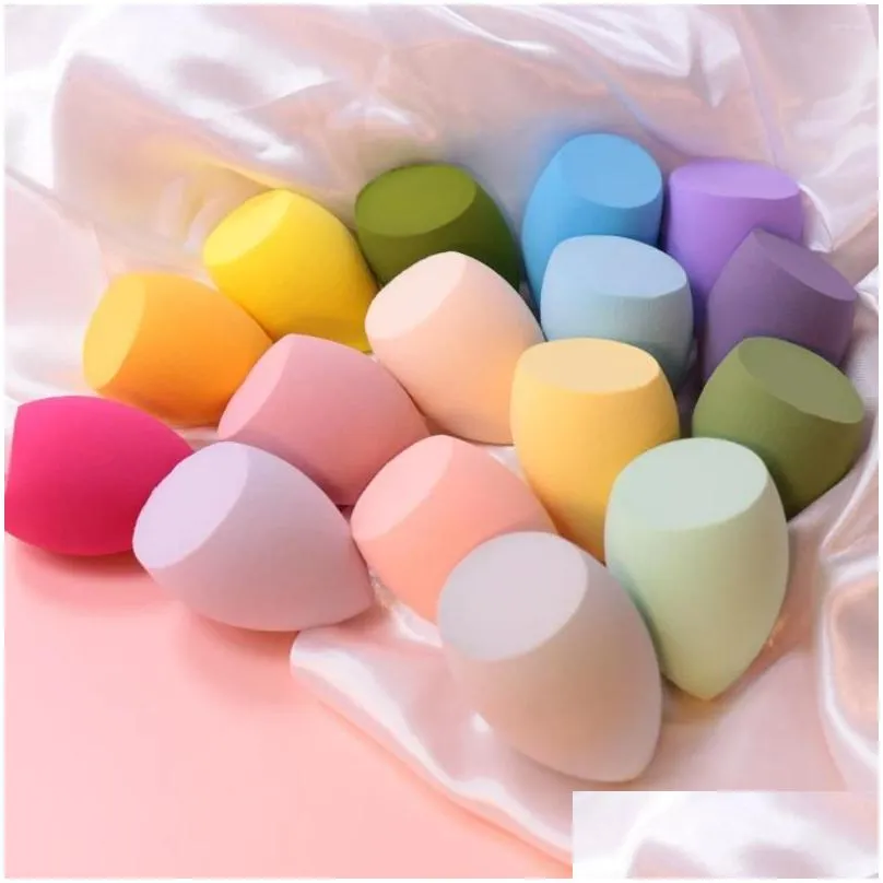 Sponges, Applicators & Cotton Makeup Sponges Custome Logo Foundation Sponge Cosmetic Puff Powder Smooth Beauty Accessories Maquillage Dhrlx