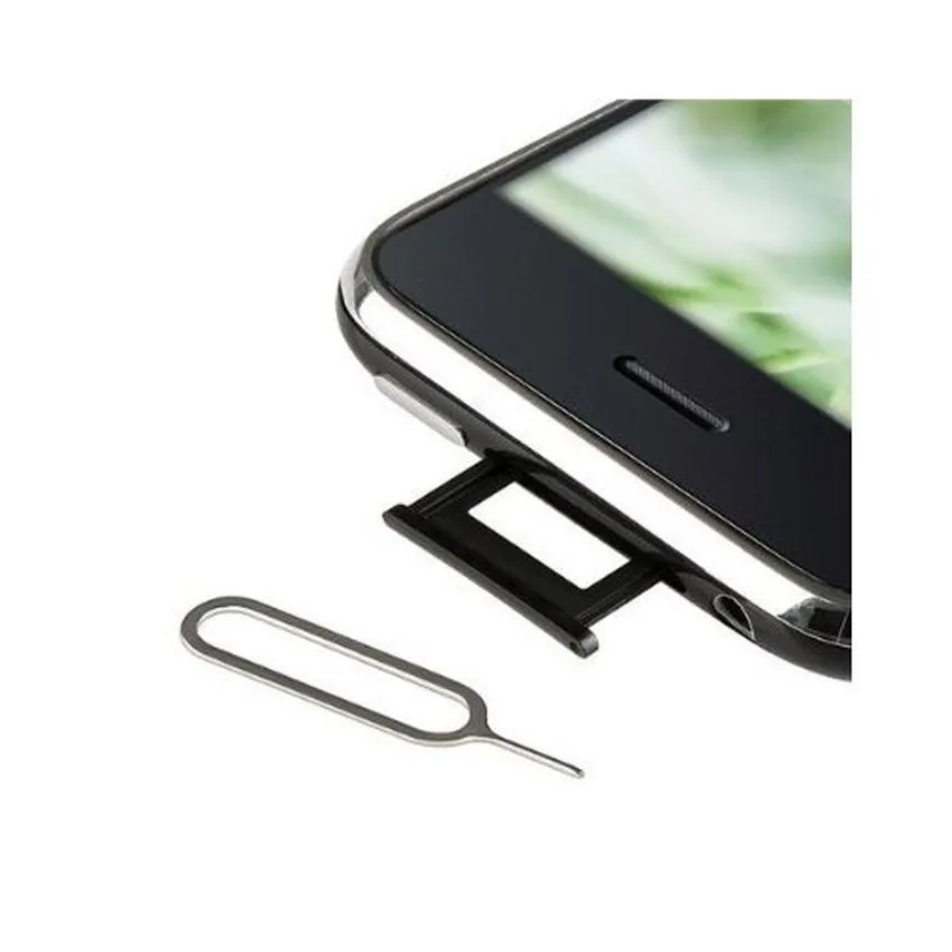 10000 pieces lot cheap good sim card pin needle cell phone tool tray holder eject pin metal retrieve card pin for iphone 
