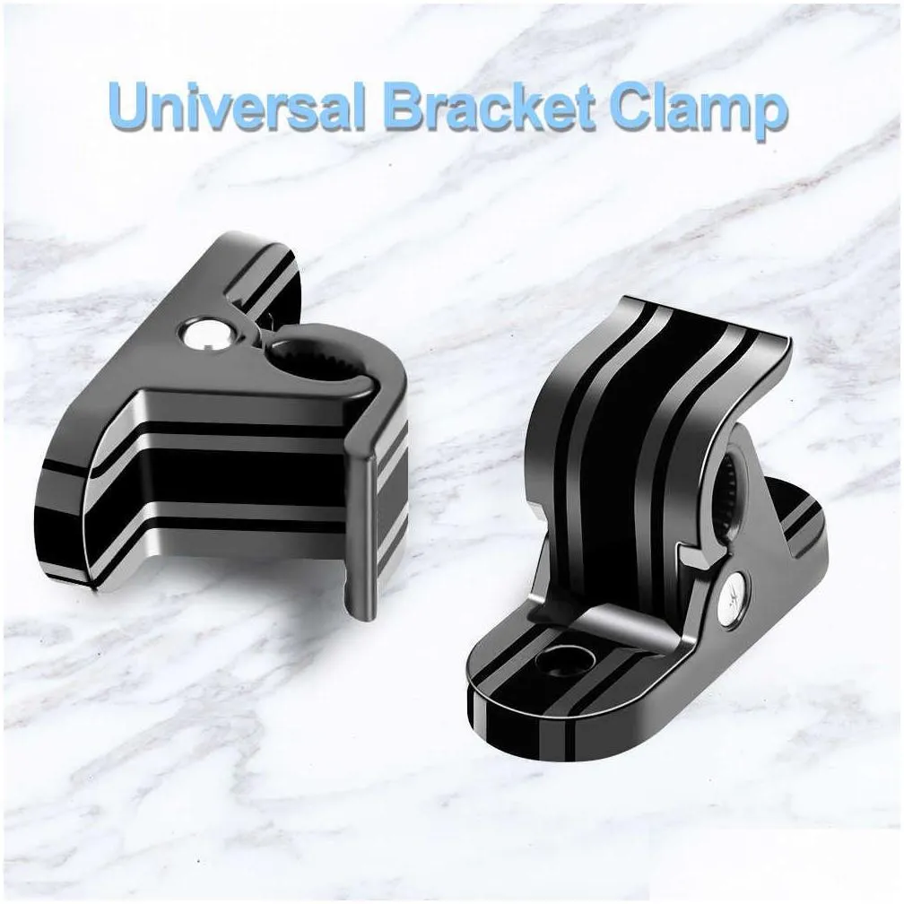 Car Other Auto Electronics New 1 Pair Bracket Clamp Fixed Mounted  Holder For Tesla Model Y 3 Portable Ev Mount Support Type 1/ Dh2Oh