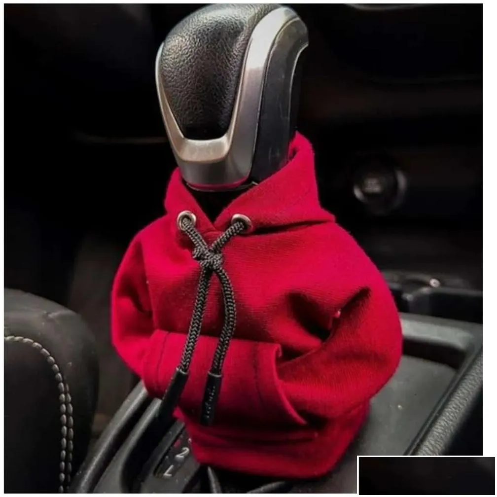 Other Interior Accessories New Gear Shift Hoodie Er Handle Decoration Fits Manual Matic Car Lever Interior Drop Delivery Automobiles M Dhjkc