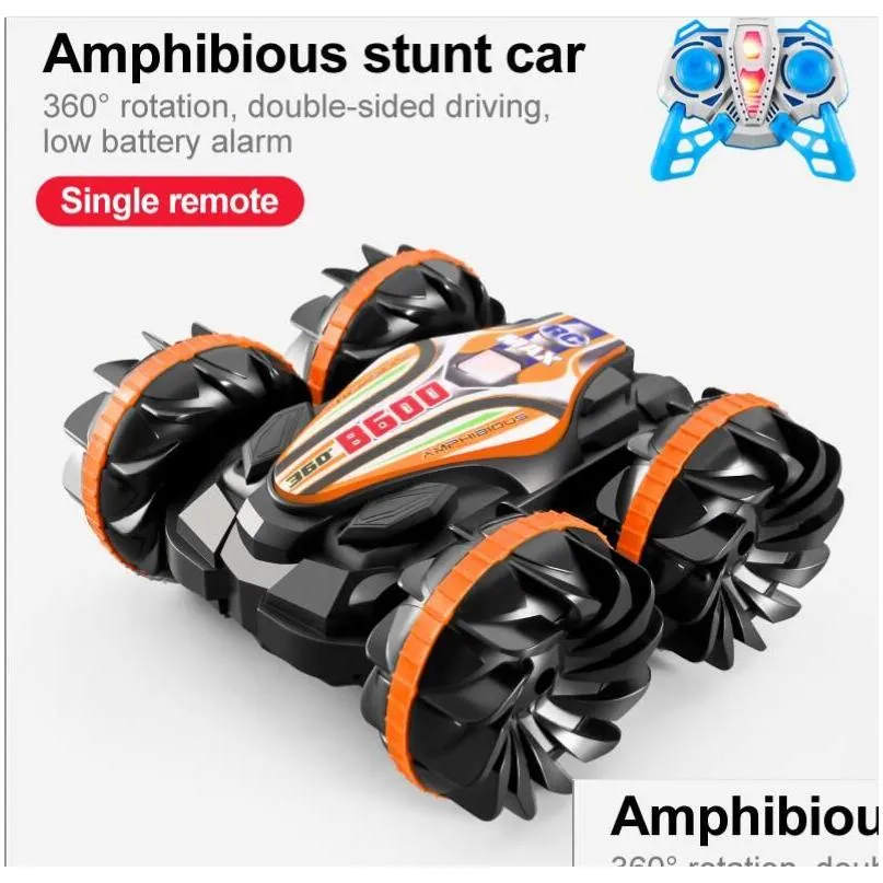 wholesale of remote-controlled amphibious and amphibious childrens deformation remote-controlled mother and baby toys for four-wheel drive off-road vehicle