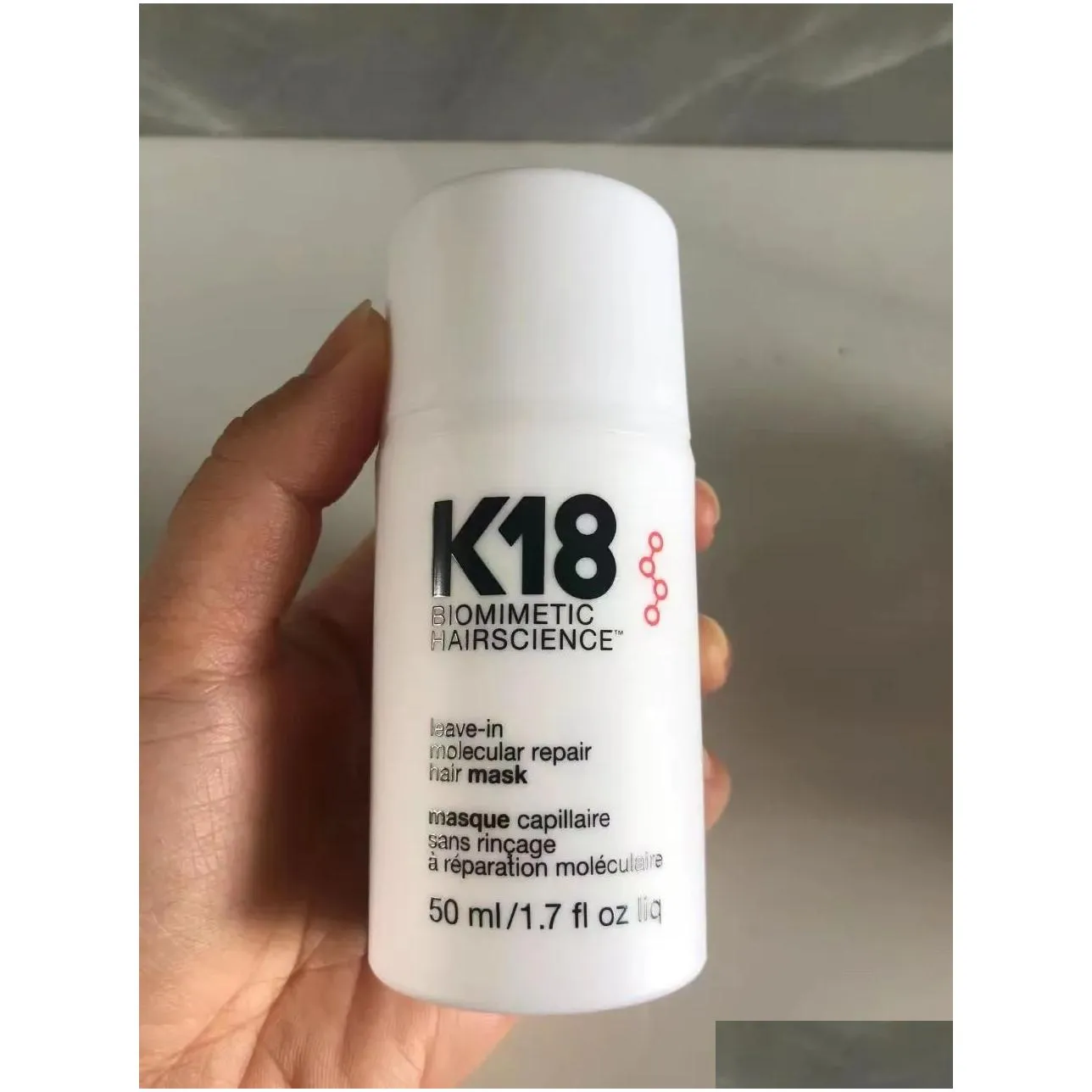 Shampoo&Conditioner K18 Leave-In Molecar Repair Hair Mask To Damage From Bleach 50Ml Drop Delivery Hair Products Hair Care Styling Too Dh3K8