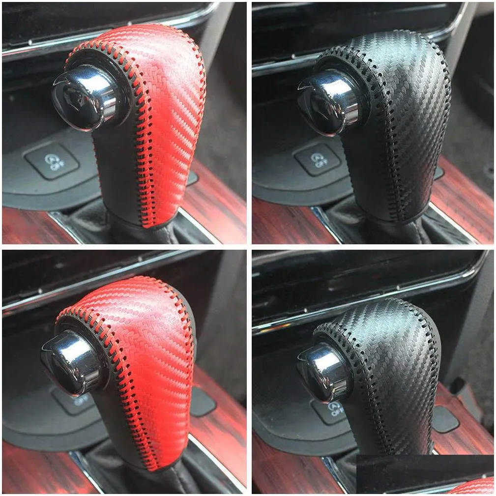 Other Interior Accessories New Leather Car Gear Head Shift Knob Er Fit For Honda Crv Cr-V -2021 Collars Accessories Drop Delivery Auto Dh1Dv