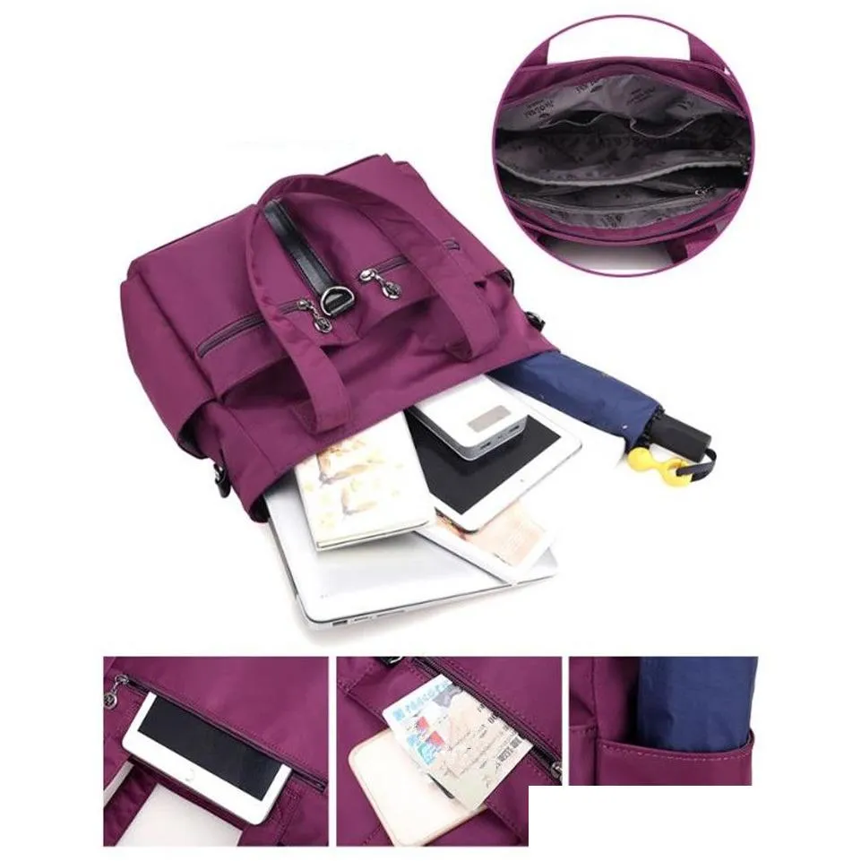 Outdoor Bags Lu Nylon Duffel Bag Yoga Handbag Gym Fitness Travel Outdoor Sports Bags Shoder Large Capacity Waterproof Drop Delivery Sp Dh9Wz