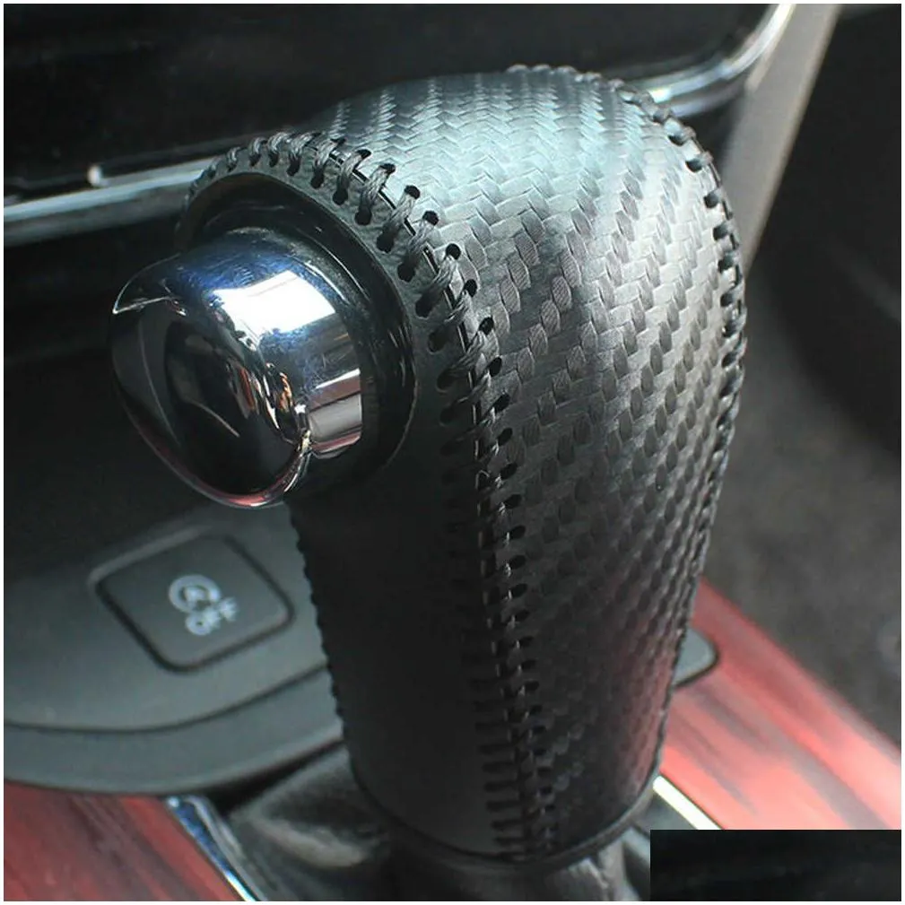 Other Interior Accessories New Leather Car Gear Head Shift Knob Er Fit For Honda Crv Cr-V -2021 Collars Accessories Drop Delivery Auto Dh1Dv