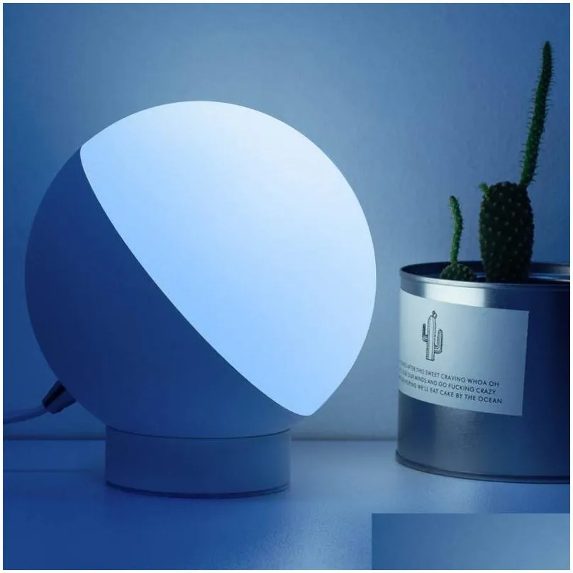 Night Lights Brelong Smart App Controls Dimmable Night Light Ambient Suitable For Bedroom Kids Room Rgbwaddwarm Drop Delivery Lights L Dhbrw