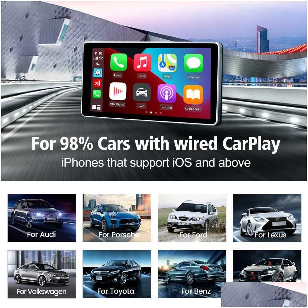 Car Tissue Box New Carlinkit 4.0 Wireless Android Adapter 3.0 2 In 1 For Appleaddandroid Carplay Ai Box Usb Dongle Vw Benz Kia Drop De Dhuct