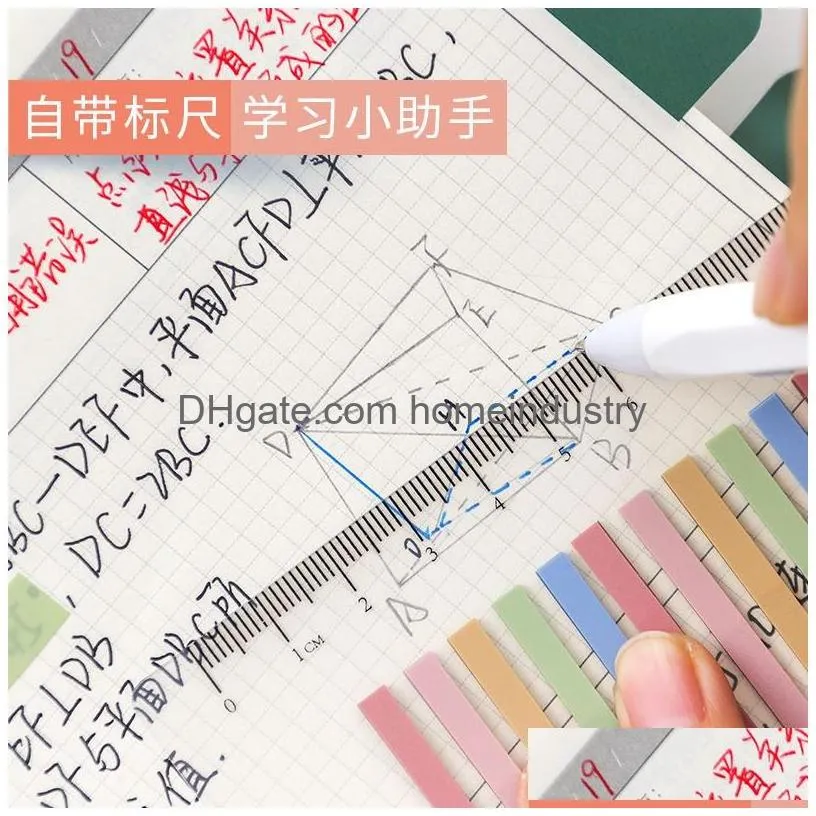 Notes Wholesale Colorf Creative Sticky Notes Pad Combination Selfadhesive Memo Scrapbooking Diary School Office Accessories Stationery Dhnx5