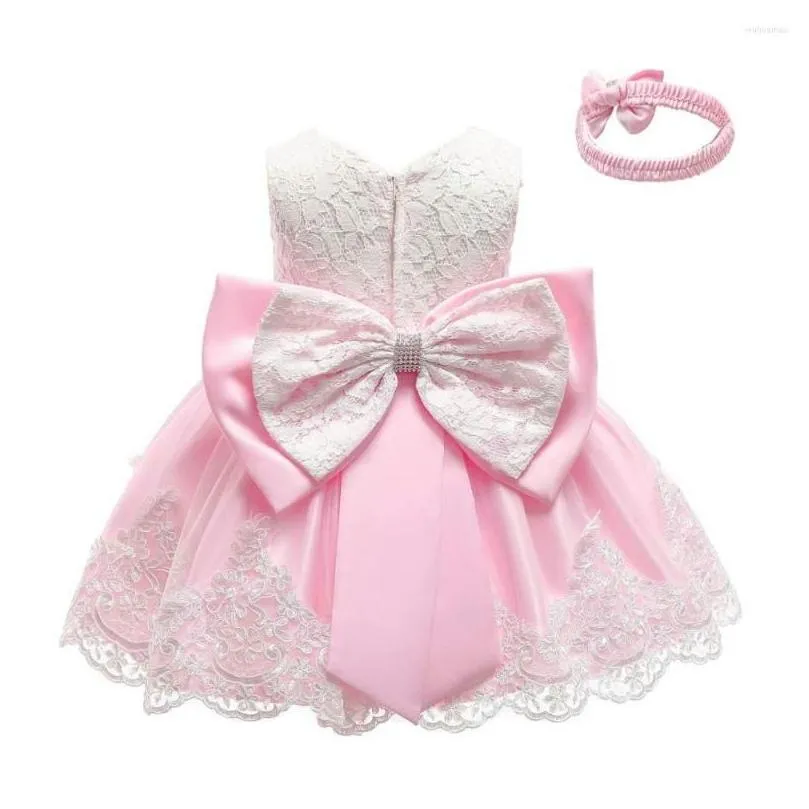 Girl`S Dresses Girl Dresses Lace 1 2 3 4 5 Year Baby Clothes Born Princess For 1St Birthday Party Dress Commnuion Infant Christening G Dh9Nd