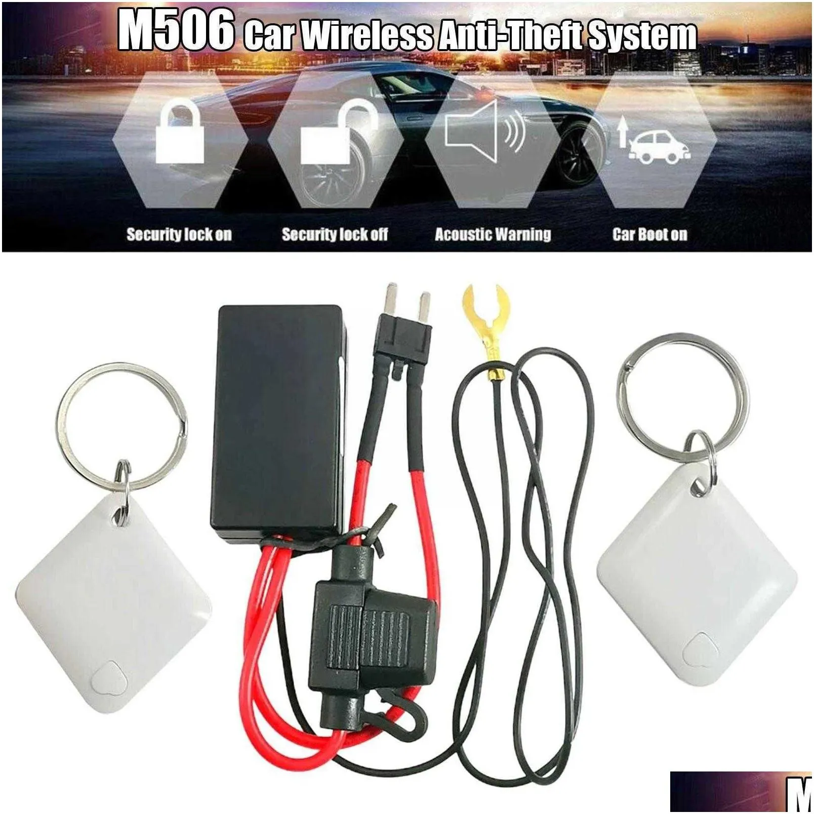 Car Other Auto Electronics New Immobilizer System -Sensing Wireless Intelligent Cut Alarm Anti-Theft Lock Too Circuit Engine Off D S0R Dhrku