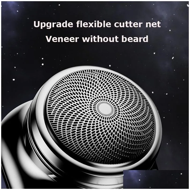 Electric Shavers Mini Shaver 6 Blades Mens Shaving Hine Usb Rechargeable Beard Trimmer Travel Razor For Men Drop Delivery Dhsyz