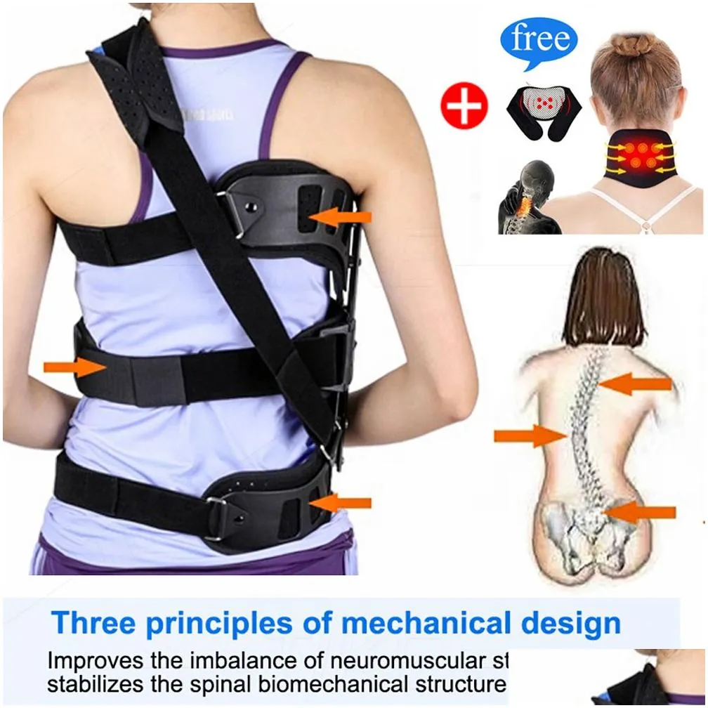 Back Massager Back Masr Tike Adjustable Scoliosis Posture Corrector Spinal Auxiliary Orthosis For Postoperative Reery Adts Health Care Dhcvo