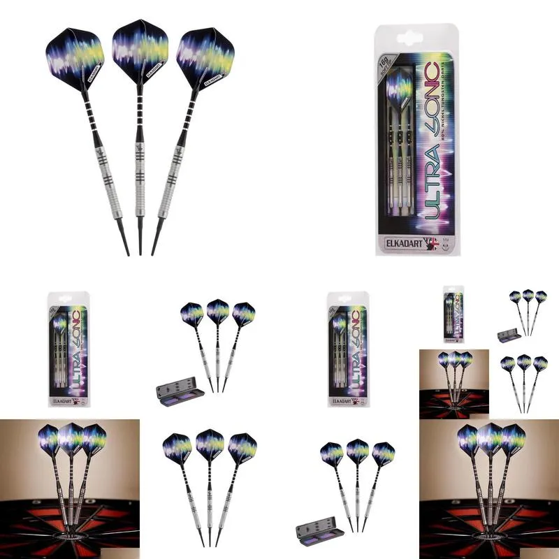 Outdoor Games & Activities Tra Sonic 80 Tungsten Professional Soft Tip Set 16 Drop Delivery Sports Outdoors Leisure Sports Games Dhydn