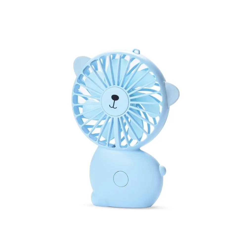 Night Lights Brelong Handheld Mini Fan Pippi Cat Usb Rechargeable Portable Personal Cooling With 3 Working Speeds Perfect For Outdoor Dhtzv