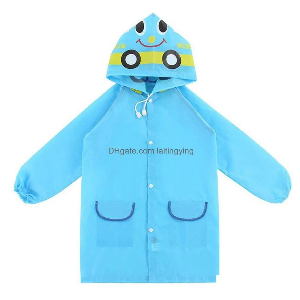 childrens cartoon raincoat korean childrens rain gear cute baby poncho household goods playground songkran festival