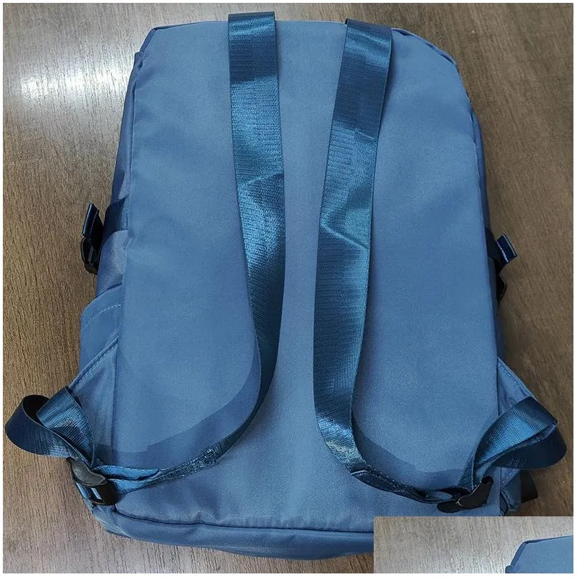 Outdoor Bags Ll Backpack Schoobag For Teenager Big Laptop Bag Waterproof Nylon Sports Student 3 Colors Drop Delivery Sports Outdoors Dhorv